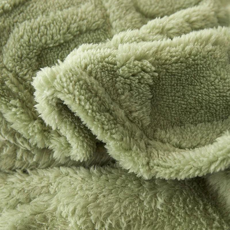 Wendedeck Lammwolle Flanell – beidseitig wärmende Kuscheldecke