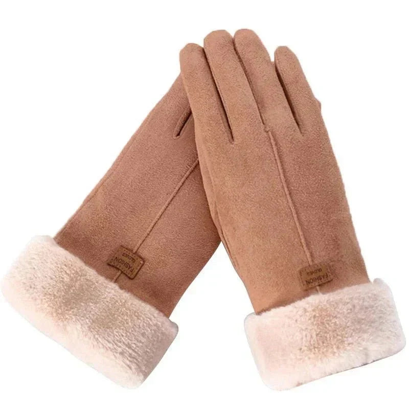 Beheizte Damenhandschuhe mit Touchscreen-Funktion und verstellbarer Wärme
