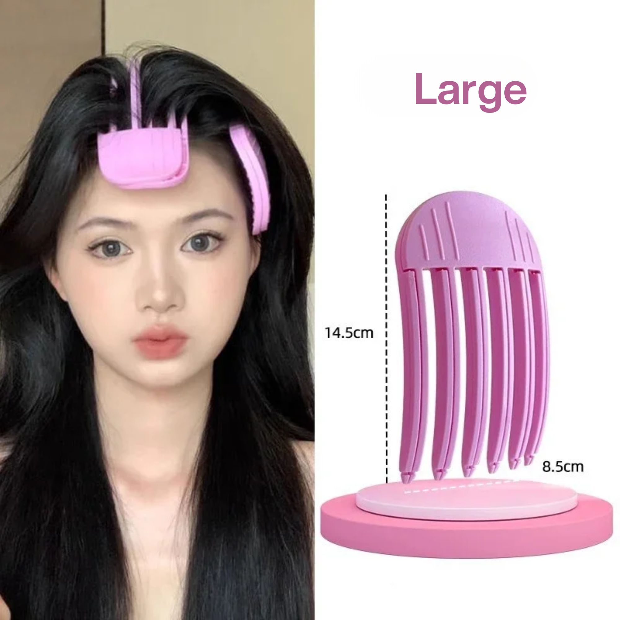 Volumen Clips für Haaransatz - Sofort mehr Fülle ohne Hitze