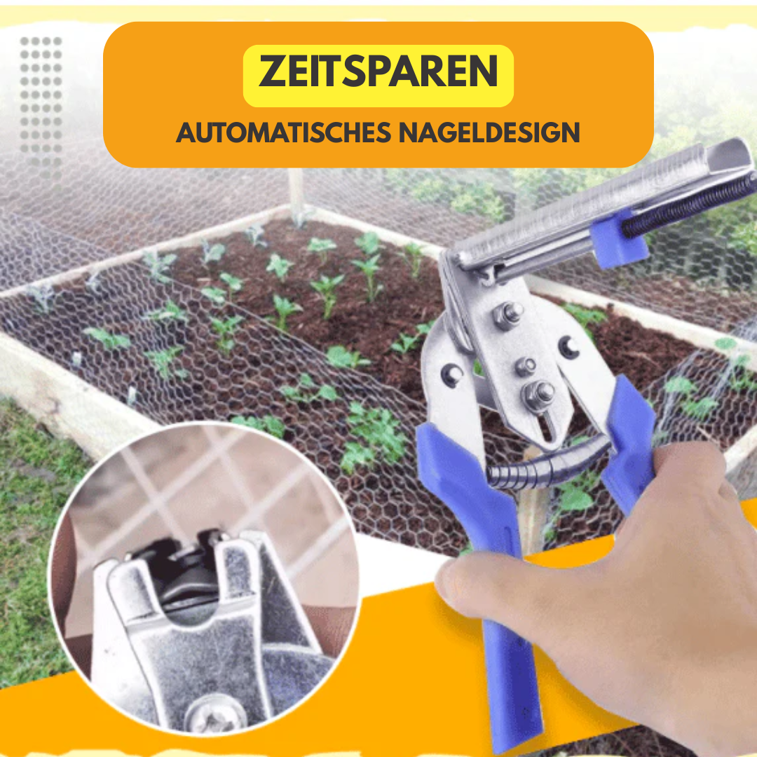 Nagelringzange für Käfigmontage - Ergonomisches Werkzeug aus 65Mn-Stahl