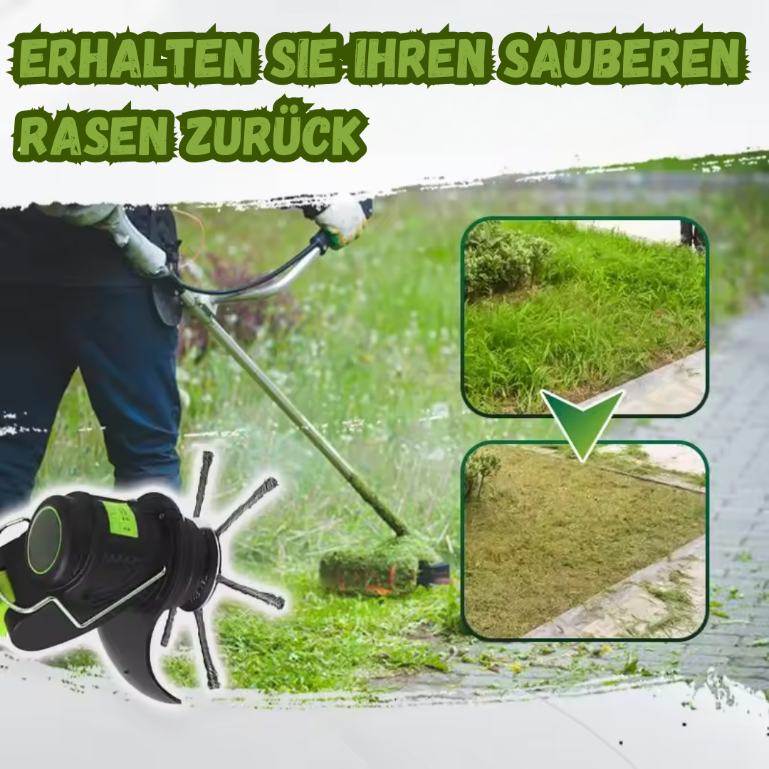 Stahldraht Trimmerkopf - Unkrautbürste für Motorsense und Freischneider