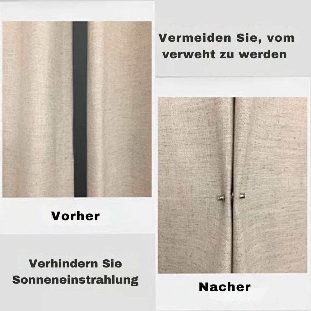 Magnetische Vorhangclips für perfekte Verdunkelung