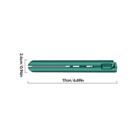 2-in-1 Lockenstab und Glätteisen – kompakter Mini-Haarstyler