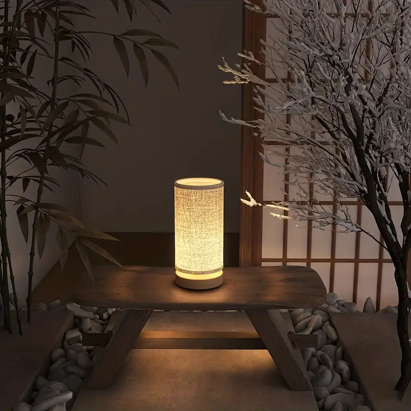 Linnenlook Nachtlampe mit sanftem Licht für gemütliche Räume