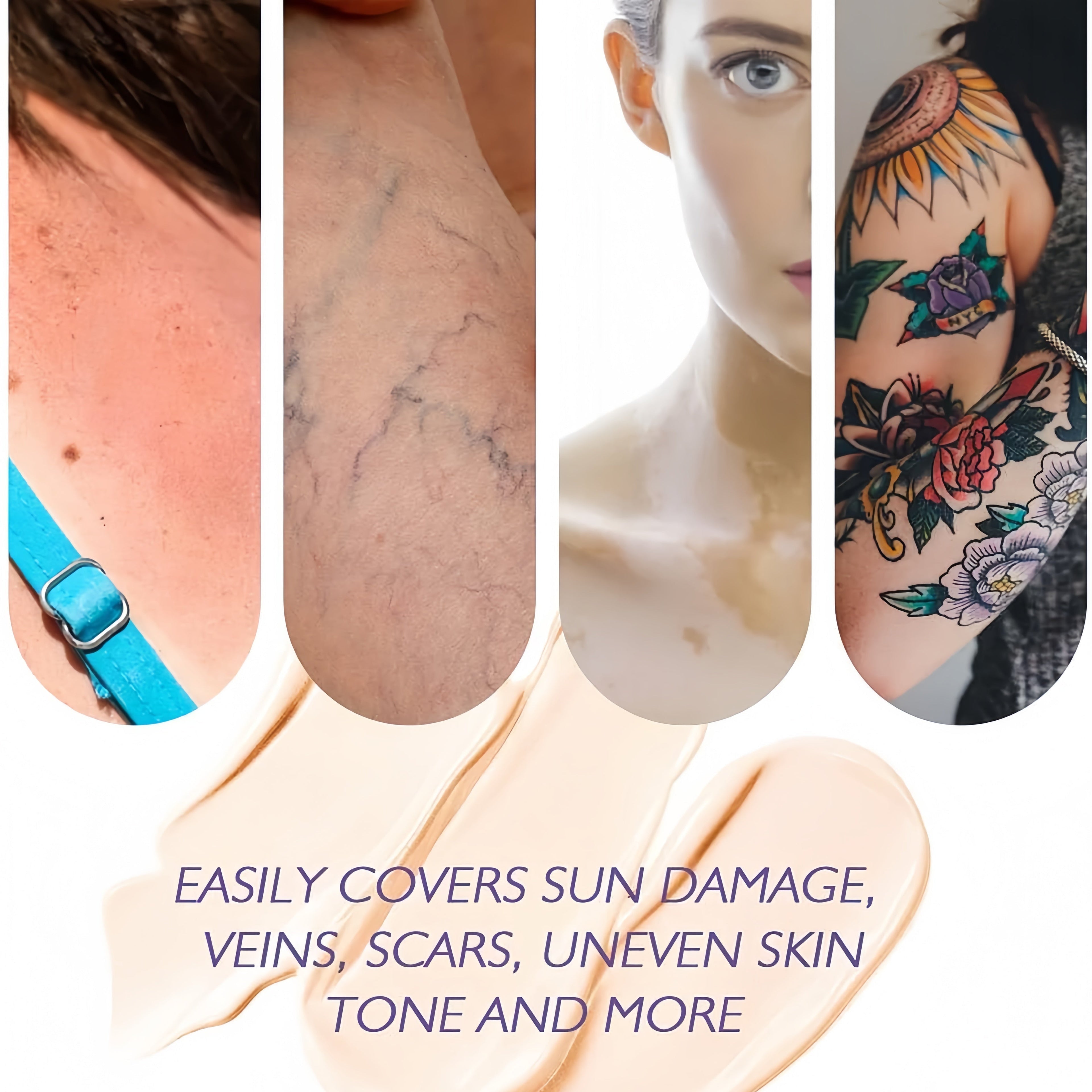 Body Foundation Makeup - Körper Concealer für perfekte Hautabdeckung