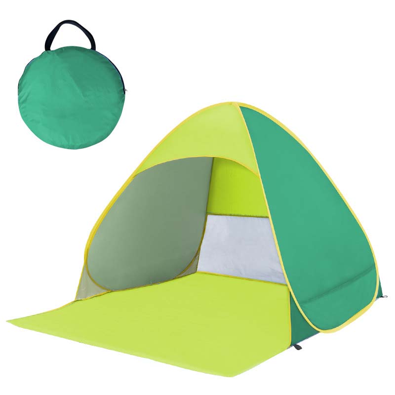 Pop-Up Strandmuschel mit UV-Schutz - Ultraleicht & Sekundenschnell