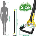 Ergonomische Gartenhacke mit langem Stiel - Unkrautentferner 120-160cm