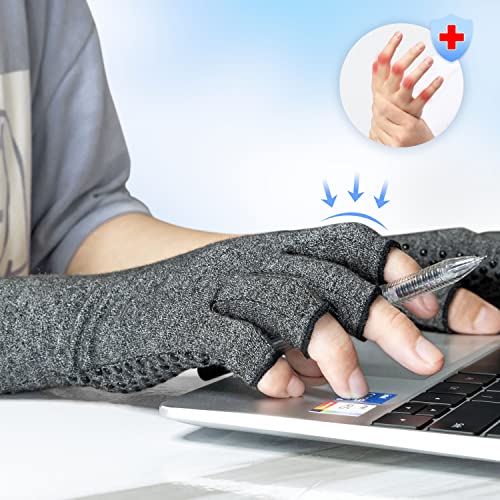 Kompressionshandschuhe mit offenen Fingern für Arthritis und Rheuma