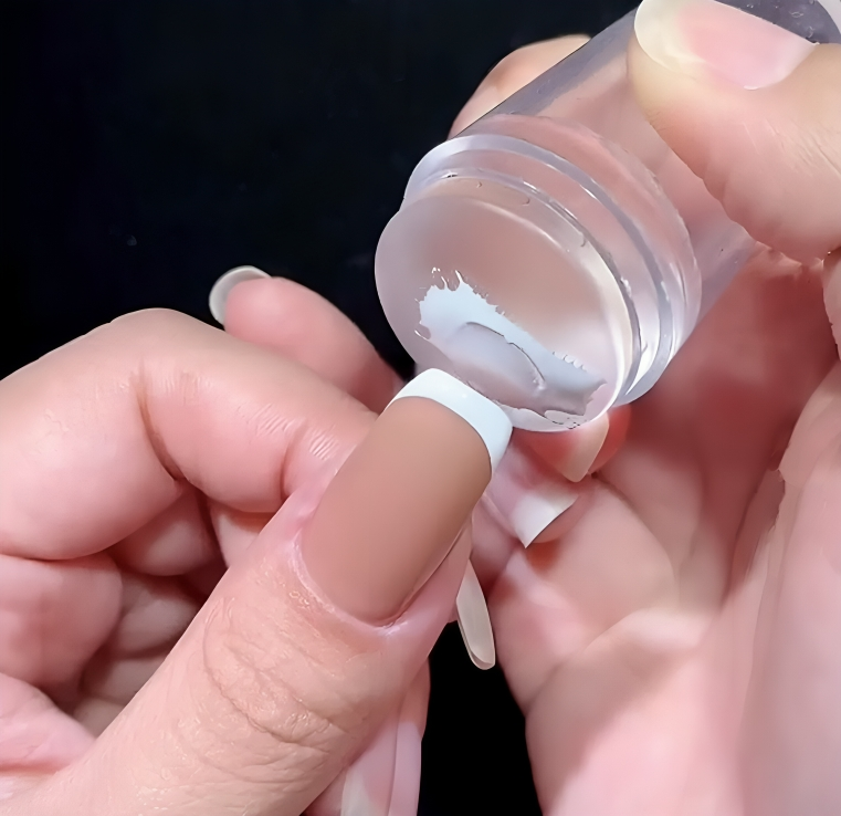 French Tip Nagelstempel Set - Maniküre Stempelset für perfekte Nägel