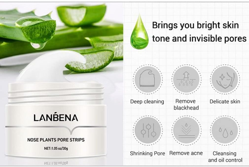Tiefenreinigende Nasenmaske gegen Mitesser mit Aloe Vera & Hyaluronsäure