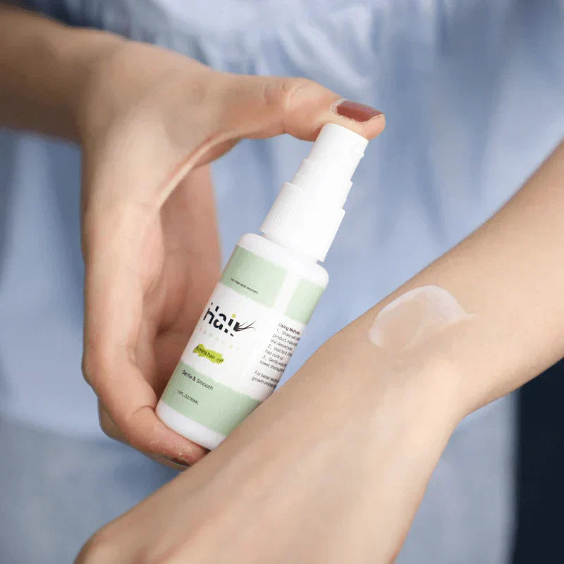 Enthaarungsspray für sanfte Haarentfernung ohne Hautirritationen