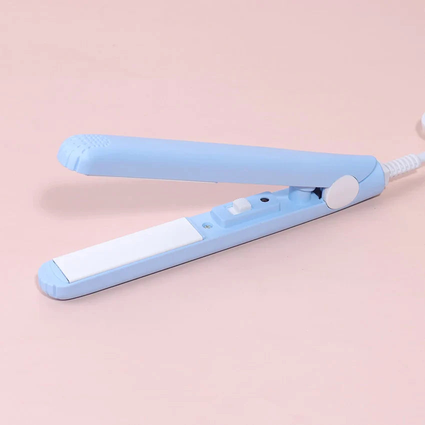 Mini Haarstyler 2in1 Glätteisen Lockenstab Keramik Reise Haarglätter