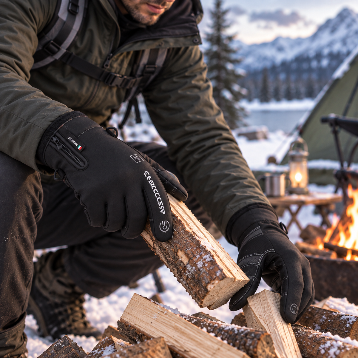 Wasserdichte Thermohandschuhe mit Touchscreen-Funktion für den Winter