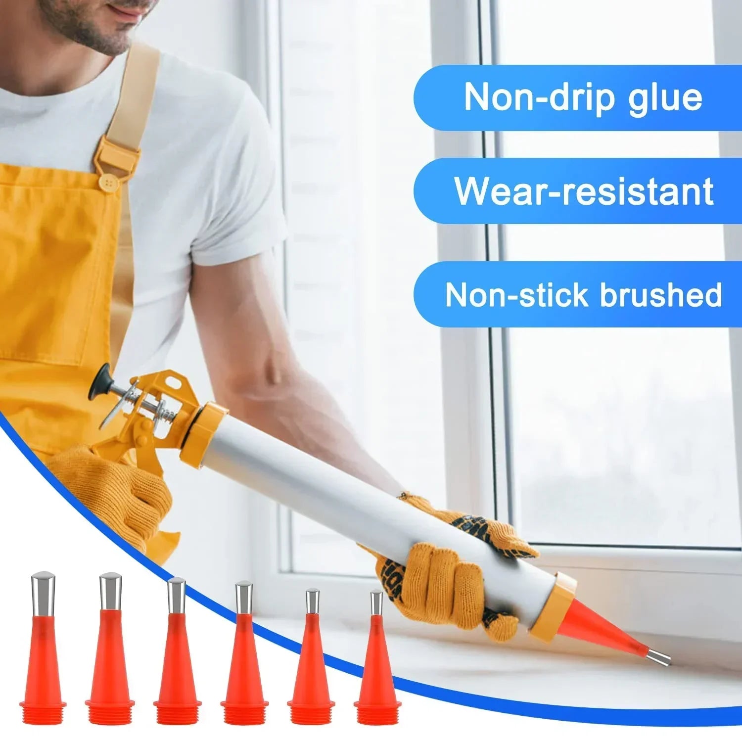 Fugendüsen Set für Kartuschenpistole - Professionelle Dichtungen