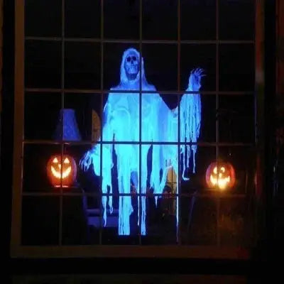 Holografischer Halloween Projektor mit Projektionsleinwand & 12 Videos