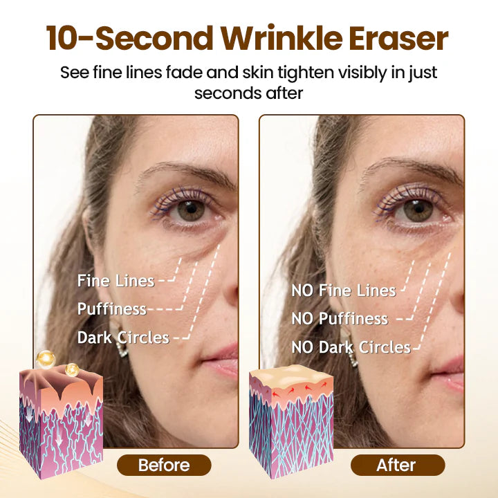 Anti-Aging Serum mit Hyaluronsäure und Kollagen für Gesichtspflege