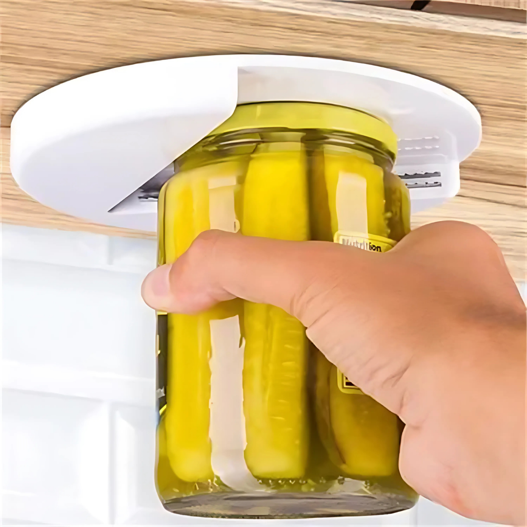 Deckelöffner Unterbaumontage - Einhändiger Glasöffner für Küche