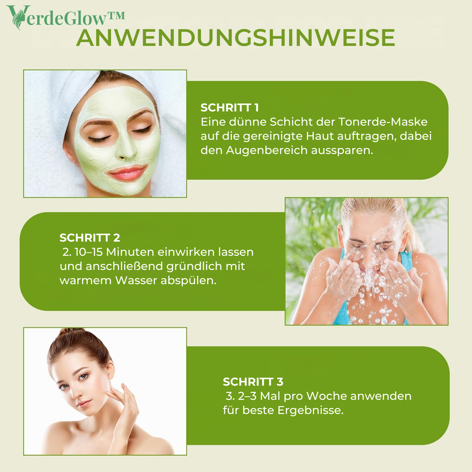 Grüne Tomaten Tonerde Maske - Tiefenreinigung für alle Hauttypen