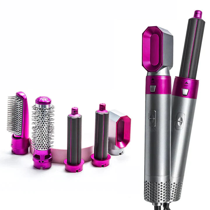 5-in-1 Haarstyling Gerät - Locken, Wellen & Glätten für alle Haartypen
