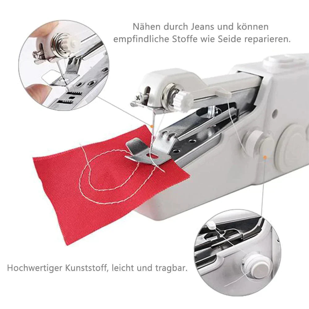 Kabellose Mini Handnähmaschine für schnelle Kleidung Reparaturen