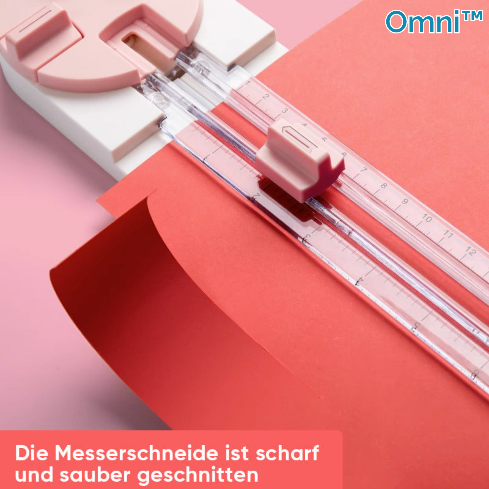 4-in-1 Papierschneider – Gerade, Kurven, Falz & gestrichelte Schnitte