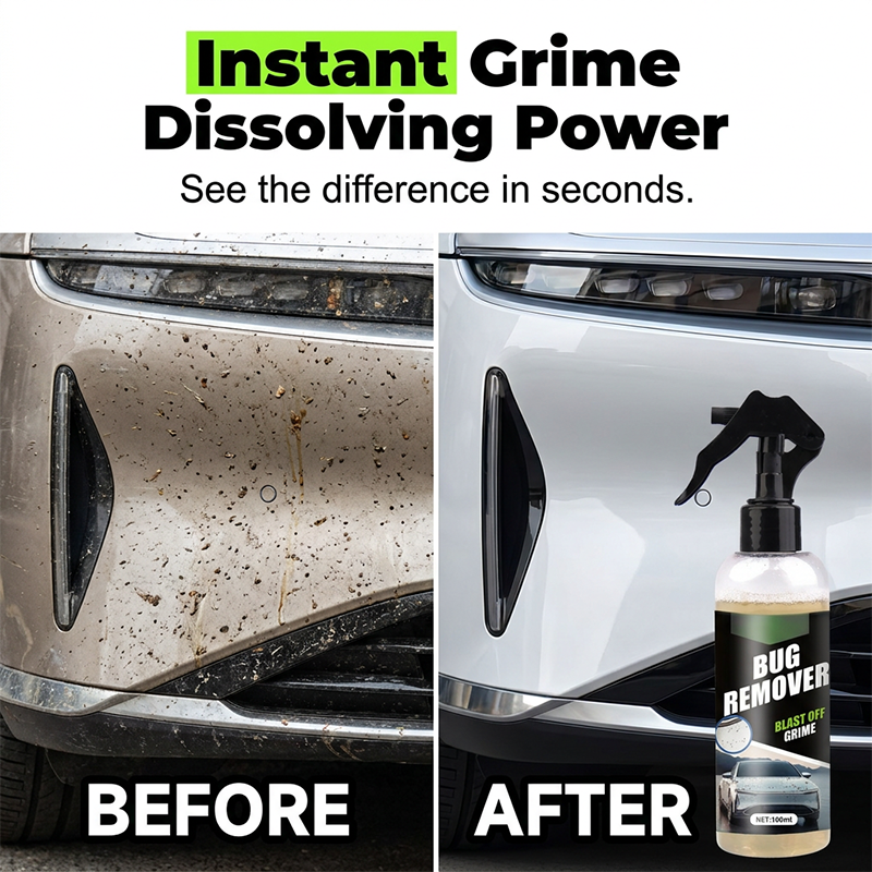 Insekten- & Schmutzentferner Spray – pH-neutral für Auto Lack & Glas
