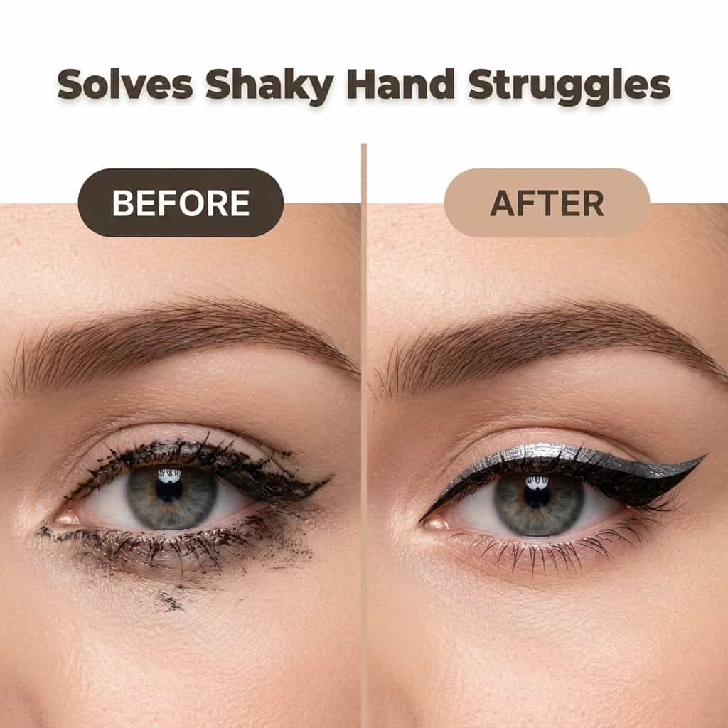 Wiederverwendbare Eyeliner Sticker – Symmetrischer Look für alle Augenformen