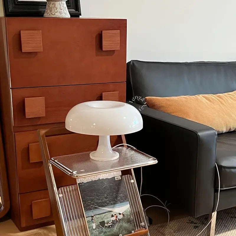 Tragbare Pilzlampe mit LED – kabellos und stimmungsvoll