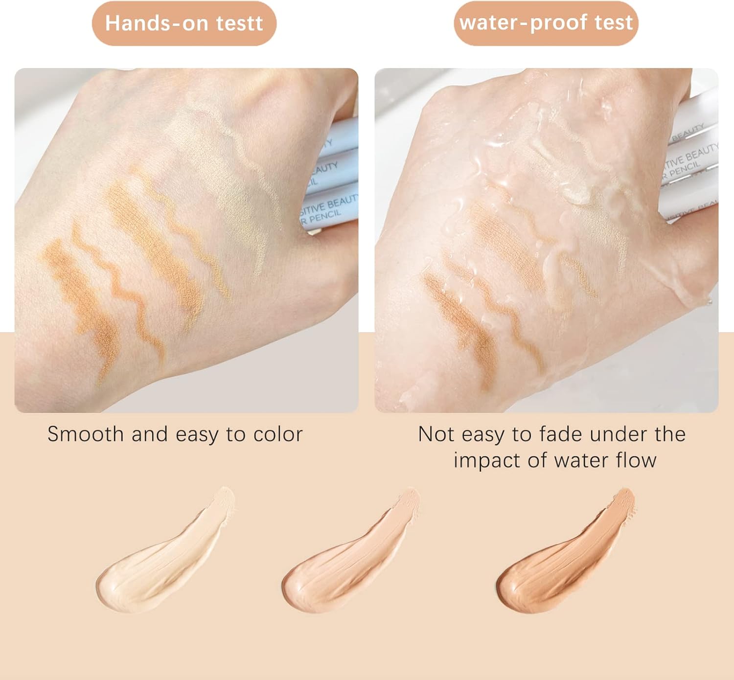 Concealer Stick wasserfest - natürliche Abdeckung für Unreinheiten