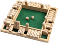 Shut The Box Würfelspiel aus Holz für Kinder und Familien