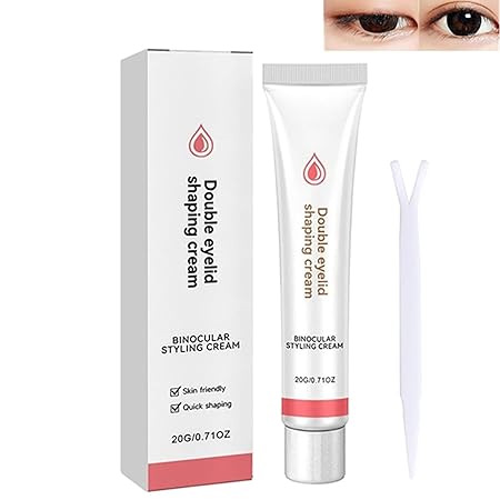 Doppel-Lid-Styling-Creme für natürliche Lidfalte - Transparent