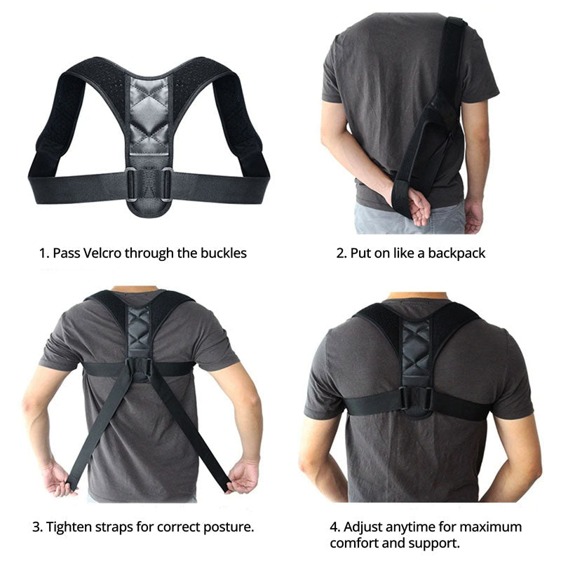 Haltungskorrektor Rückenstütze – Ergonomisch & Verstellbar für Damen und Herren