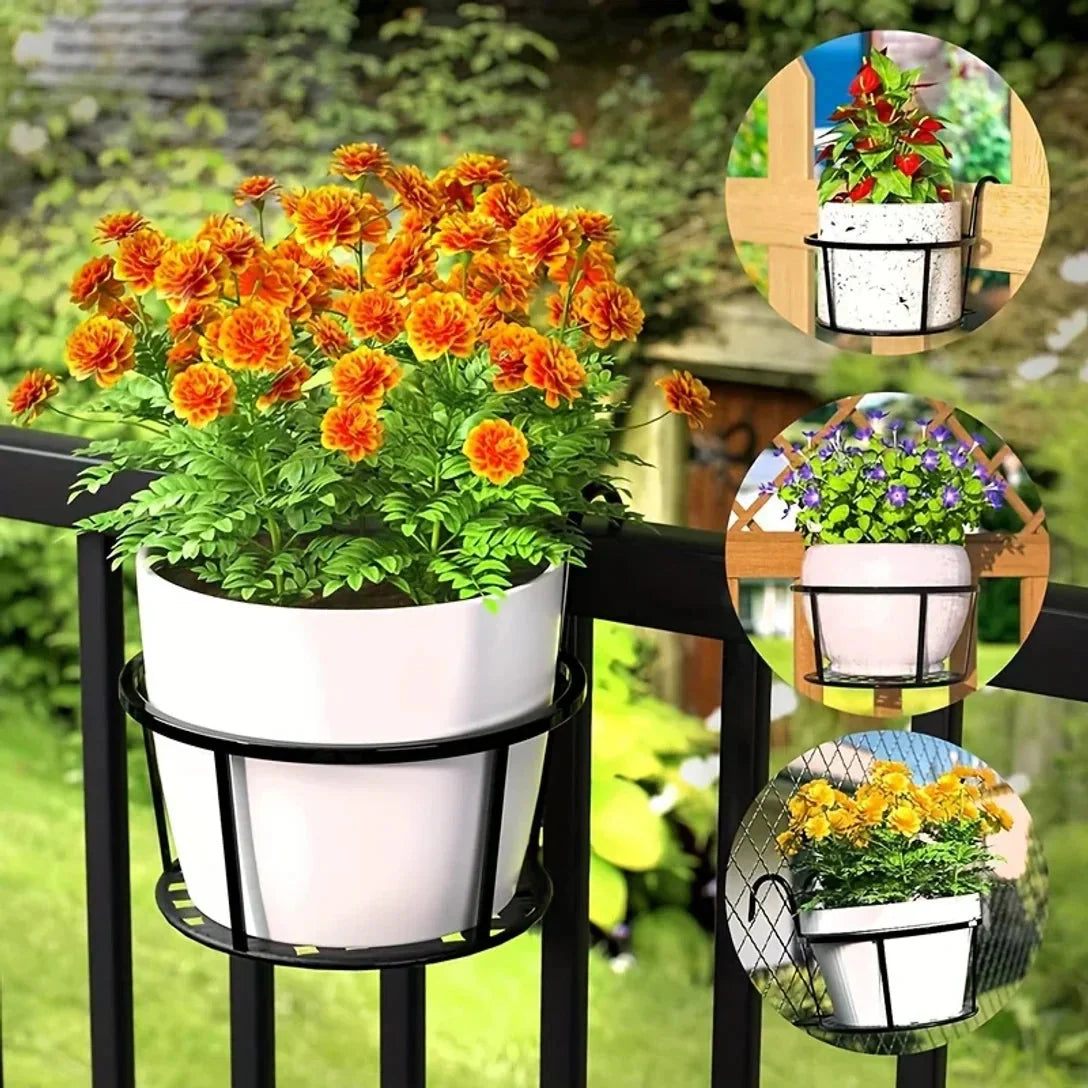 Balkon Pflanzenhalter Geländer - Platzsparender Blumentopf Halter