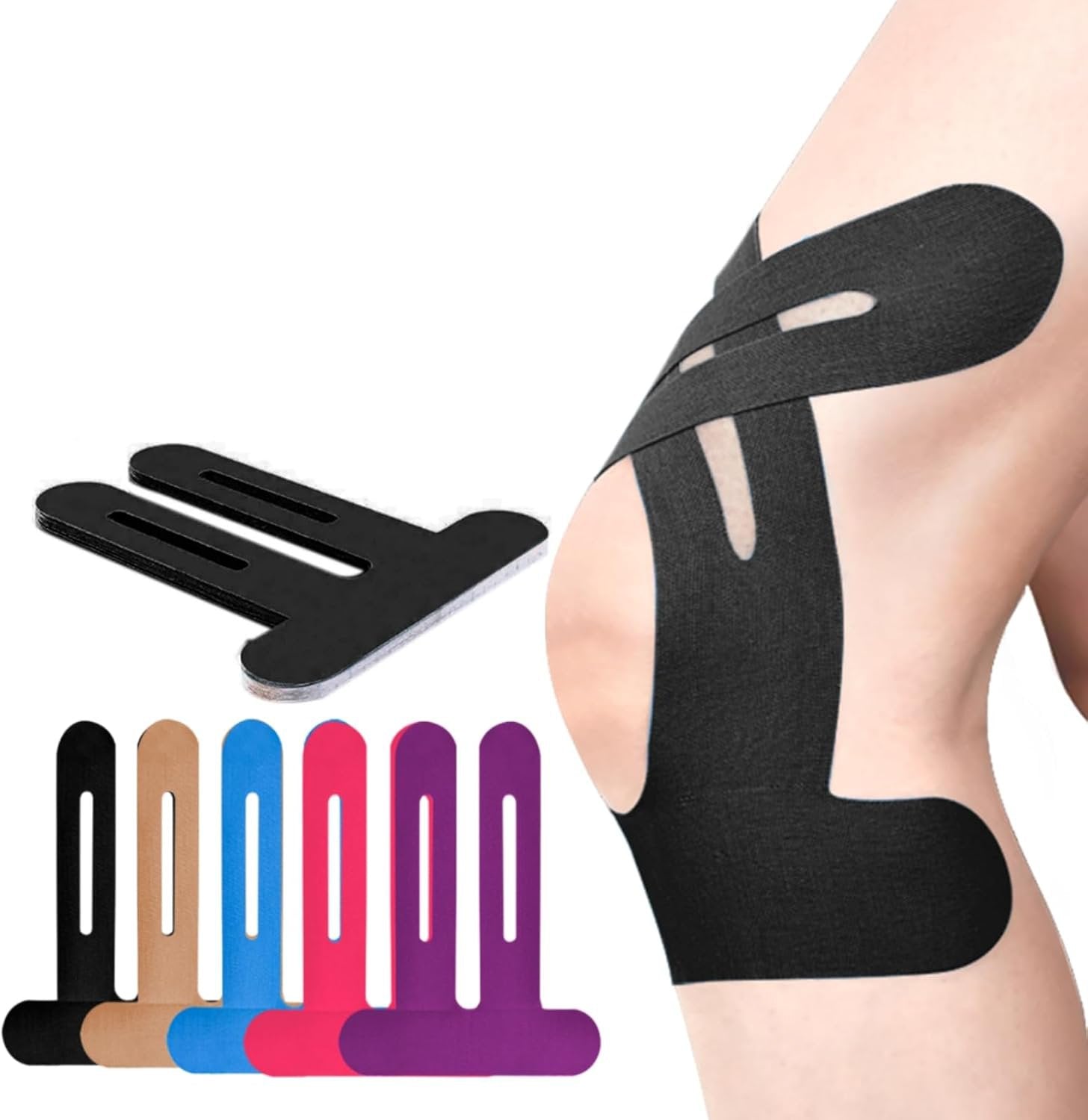 Kniebandage Elastisch Atmungsaktiv - Vorgefertigt Sport Training