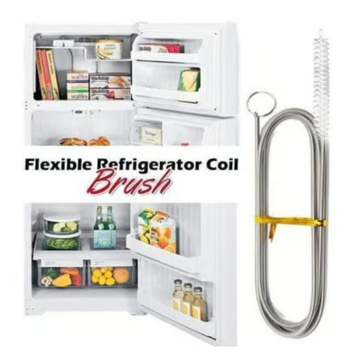 Kühlschrank Ablaufreiniger Set - Flexible Bürste mit Sprühfunktion