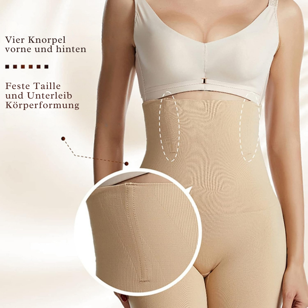 Nahtlose Shapewear Damen - Hohe Taille Formwäsche Komfort