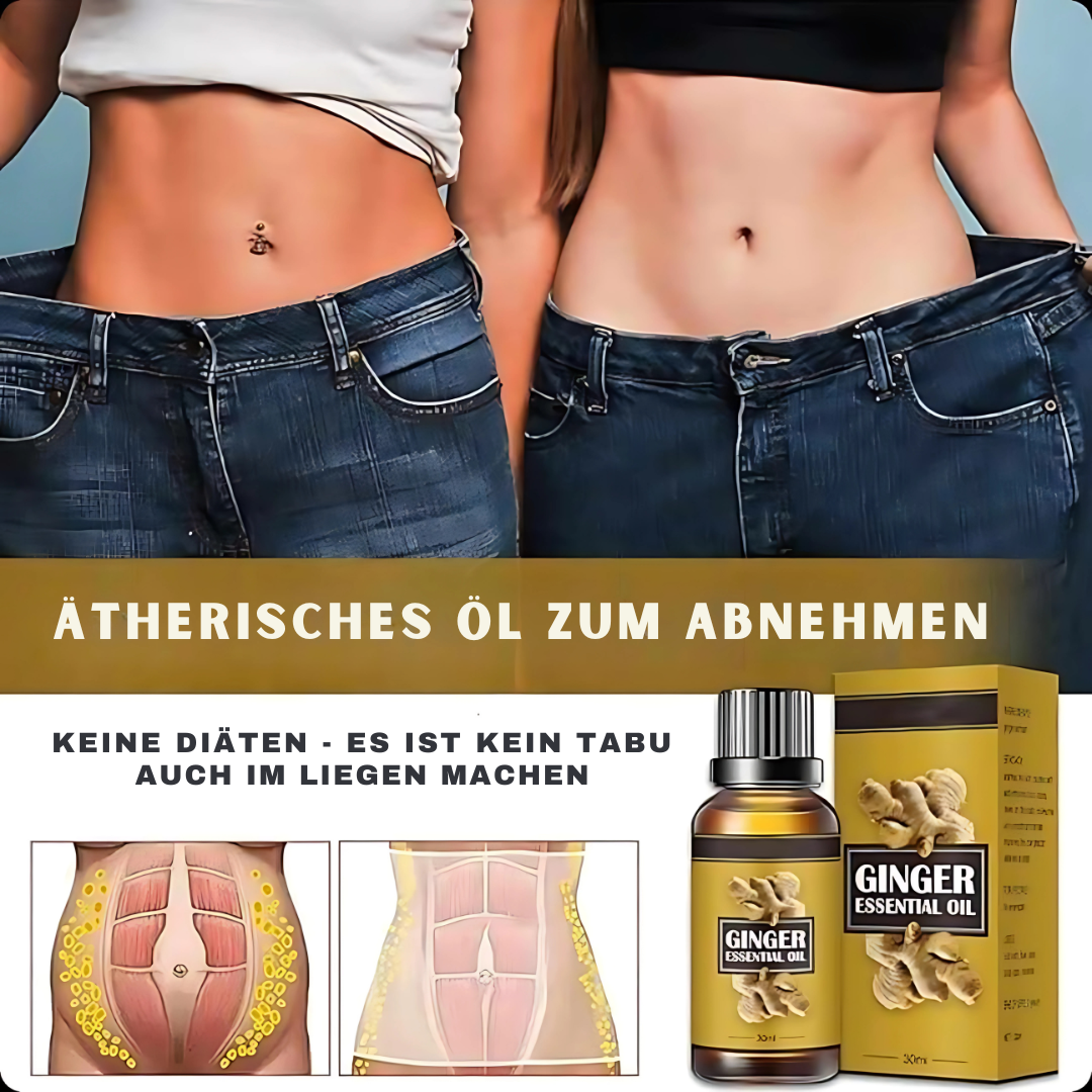 Natürliche Detox Nahrungsergänzung mit Ingwer & Grüntee für Wohlbefinden