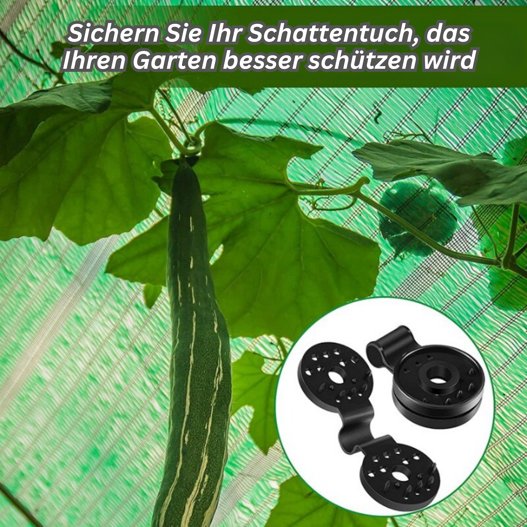 Schattentuch Klammern - Kunststoff Befestigungsclips für Sonnensegel