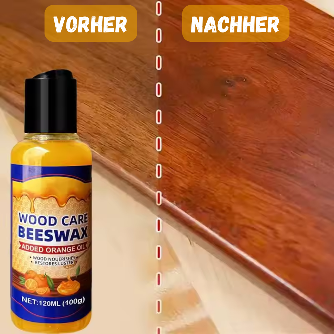 Holzpflege mit Bienenwachs & Orangenöl – Natürliche Möbelpflege 120 ml