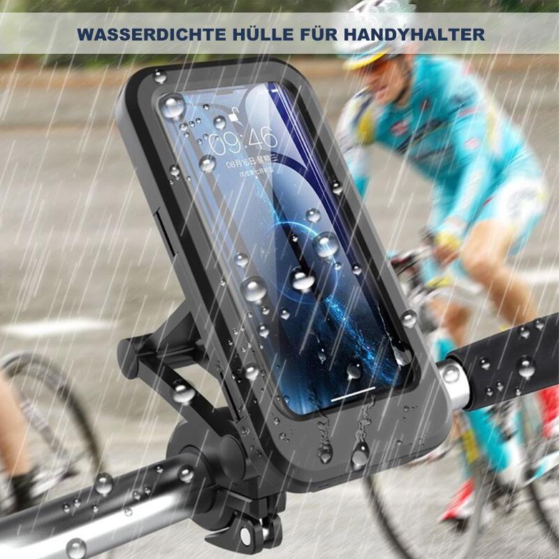 Wasserdichte Fahrrad Handyhalterung mit Kabellosem Laden 15W & Akku