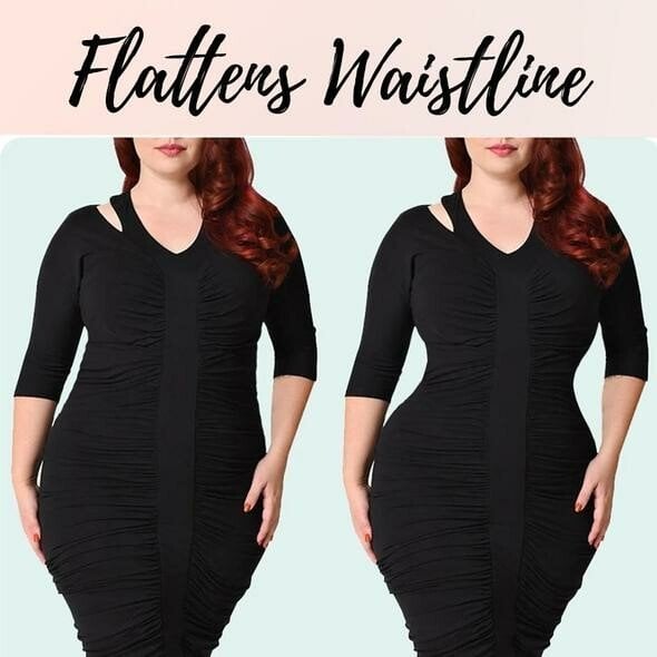 High-Waist Shapewear Hose mit Kreuzkompression - Bauch bis Oberschenkel