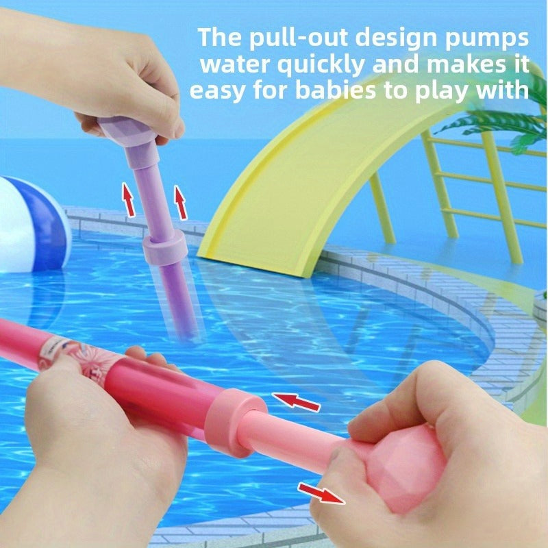 Wasserpistole Kinder mit Pumpfunktion - Wasserspielzeug für Garten
