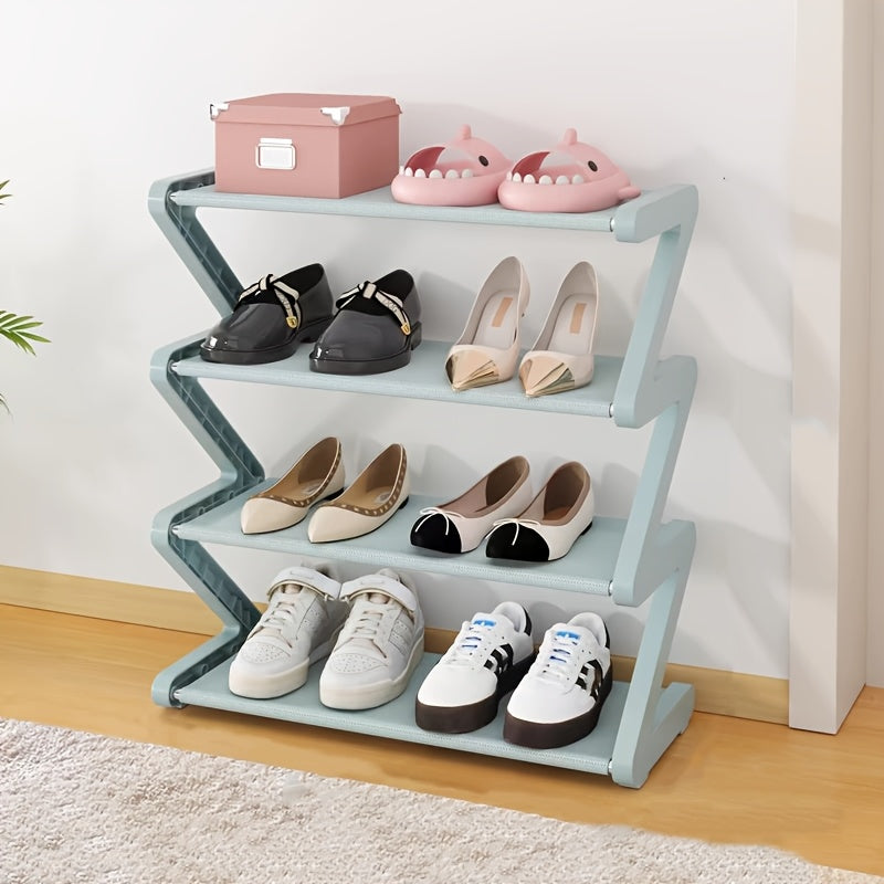 Schuhregal 4 Ebenen – Platzsparend, Stabil & Werkzeugfrei