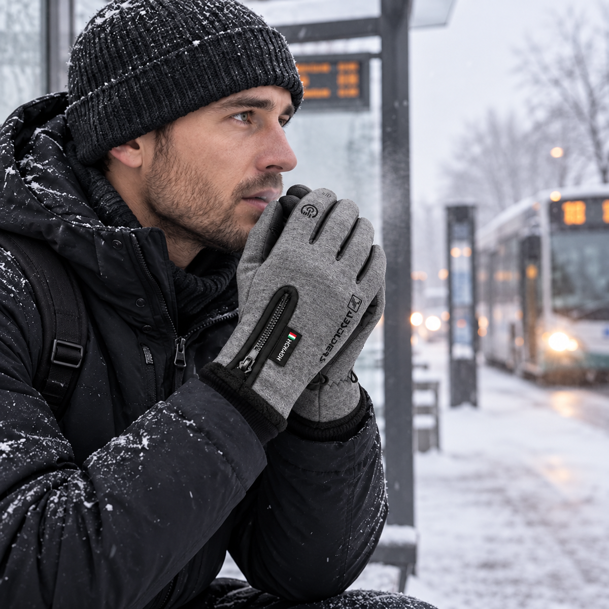 Wasserdichte Thermohandschuhe mit Touchscreen-Funktion für den Winter