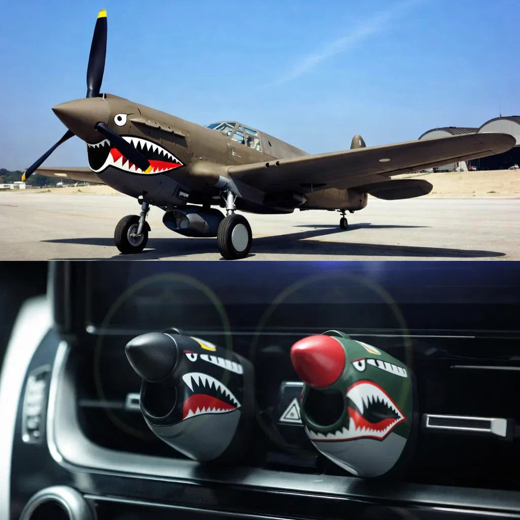 Auto Flugzeug Dekoration mit rotierendem Propeller für Motorhaube
