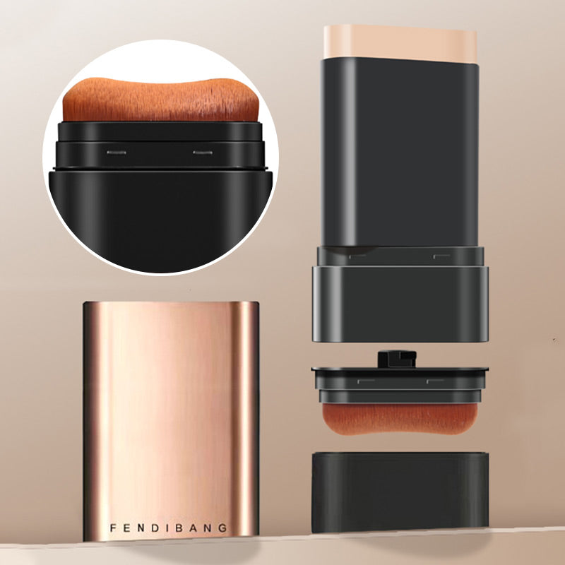 Foundation-Stick mit integriertem Pinsel – Mattes Finish für unterwegs