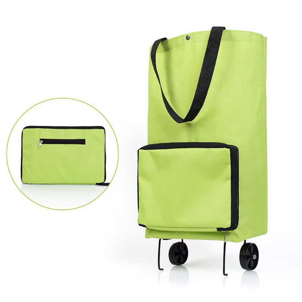 Faltbarer Einkaufstrolley mit Rollen – 2-in-1 Einkaufstasche bis 20 kg