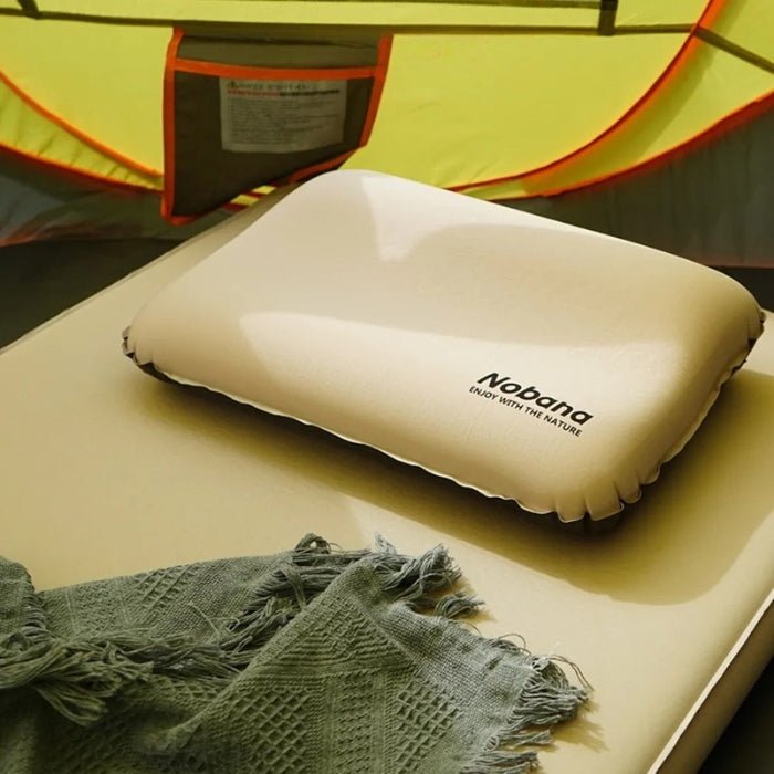 Aufblasbares Reisekissen Ergonomisch - Nackenkissen für Flug & Auto