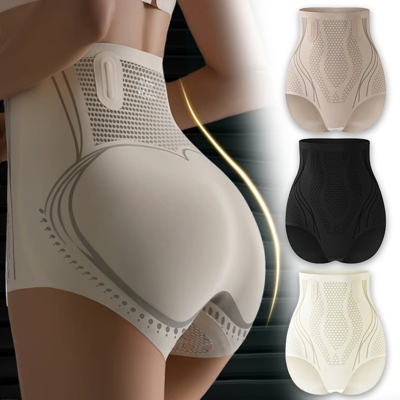 Damen Shapewear Shorts mit hoher Taille - formende Miederhose