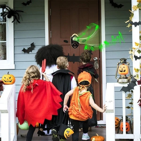 Elektronische Halloween Türklingel mit Gruselauge und Soundeffekt